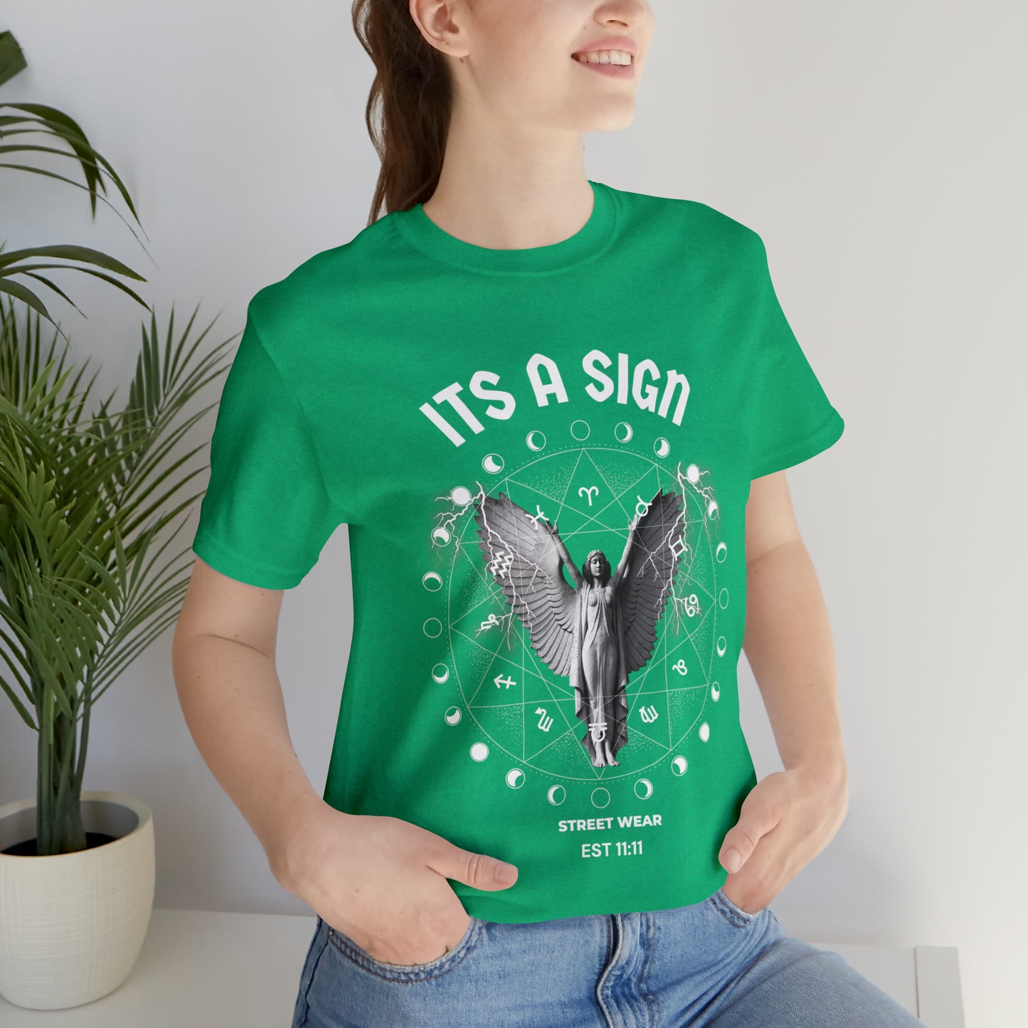 Angel Moon Zodiac Tee