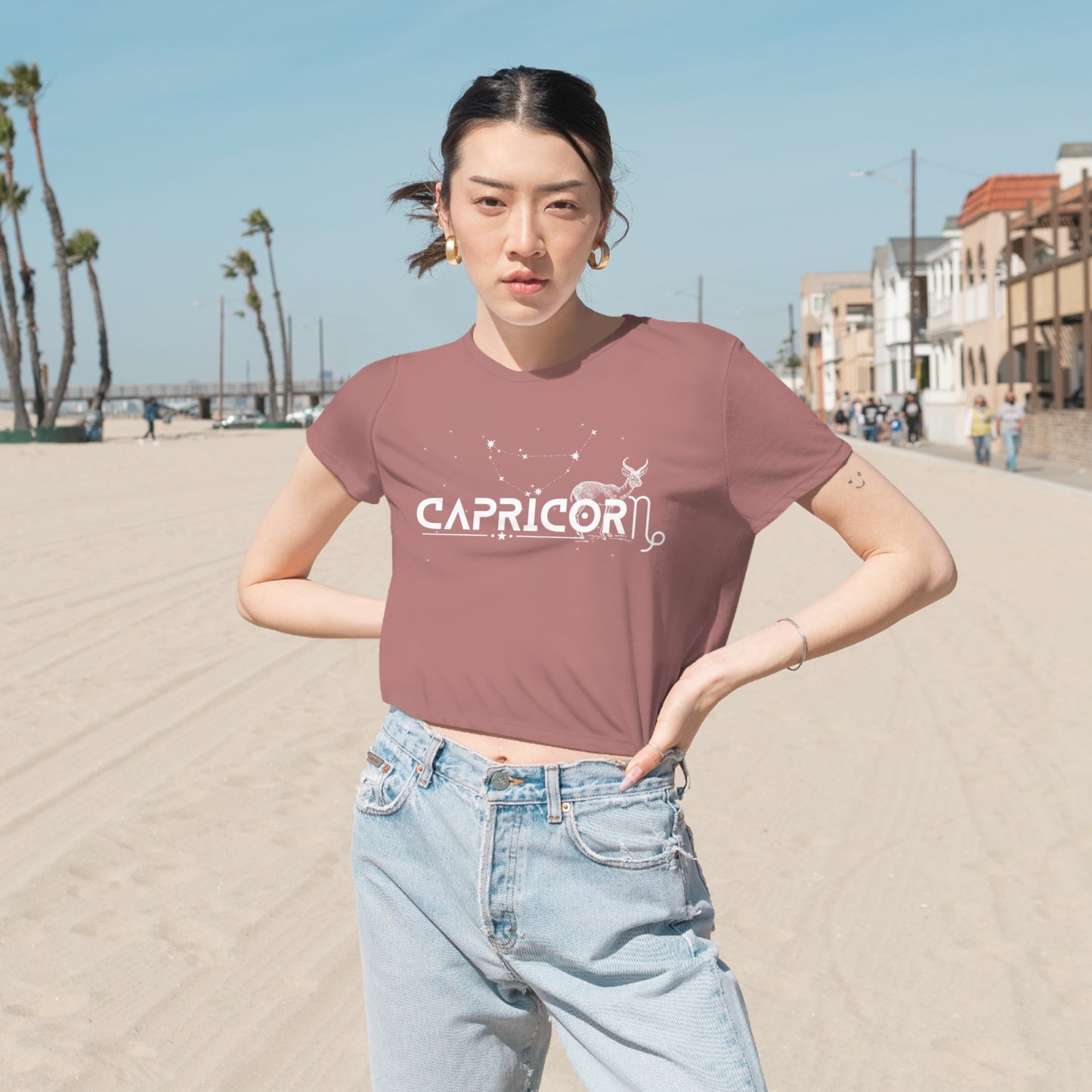 Capricorn Cropped Tee