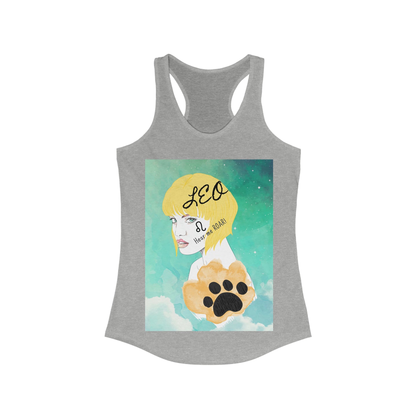 Leo Lady Racerback Tank