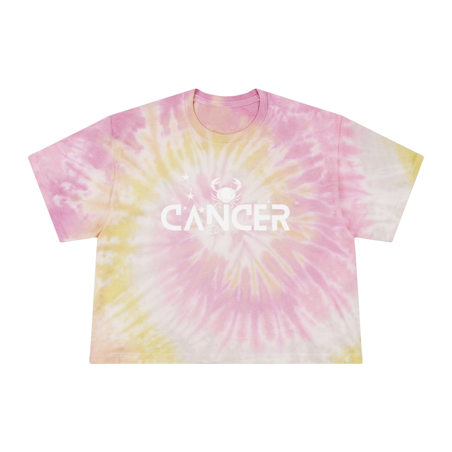 Cancer Tie-Dye Crop Tee