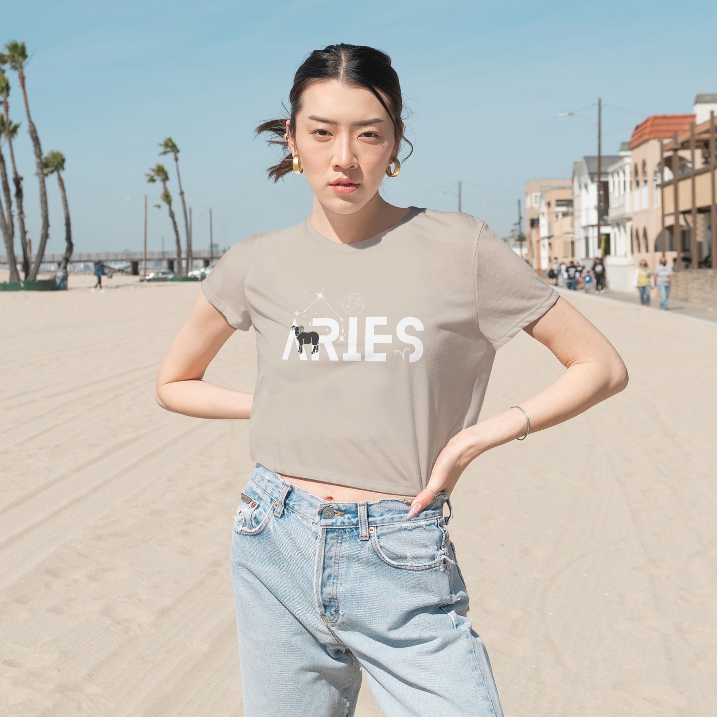 Aries Cropped Tee