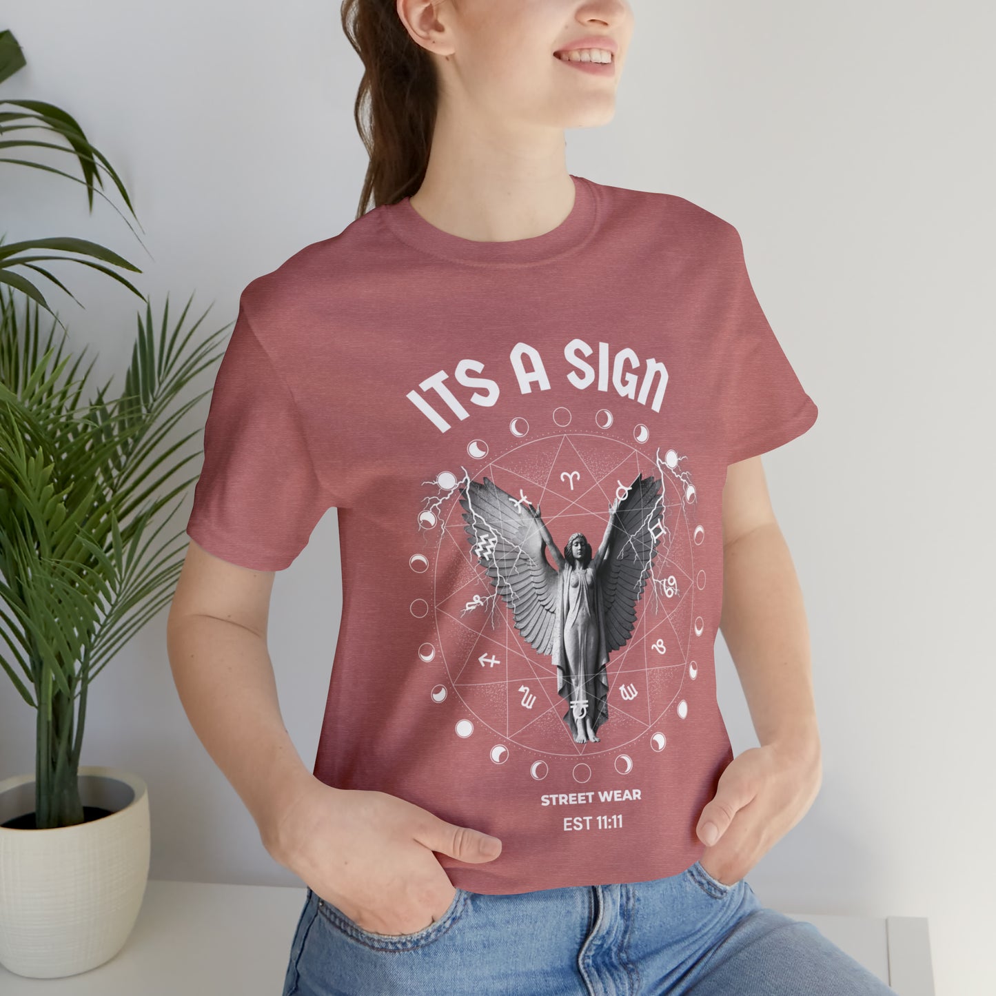 Angel Moon Zodiac Tee