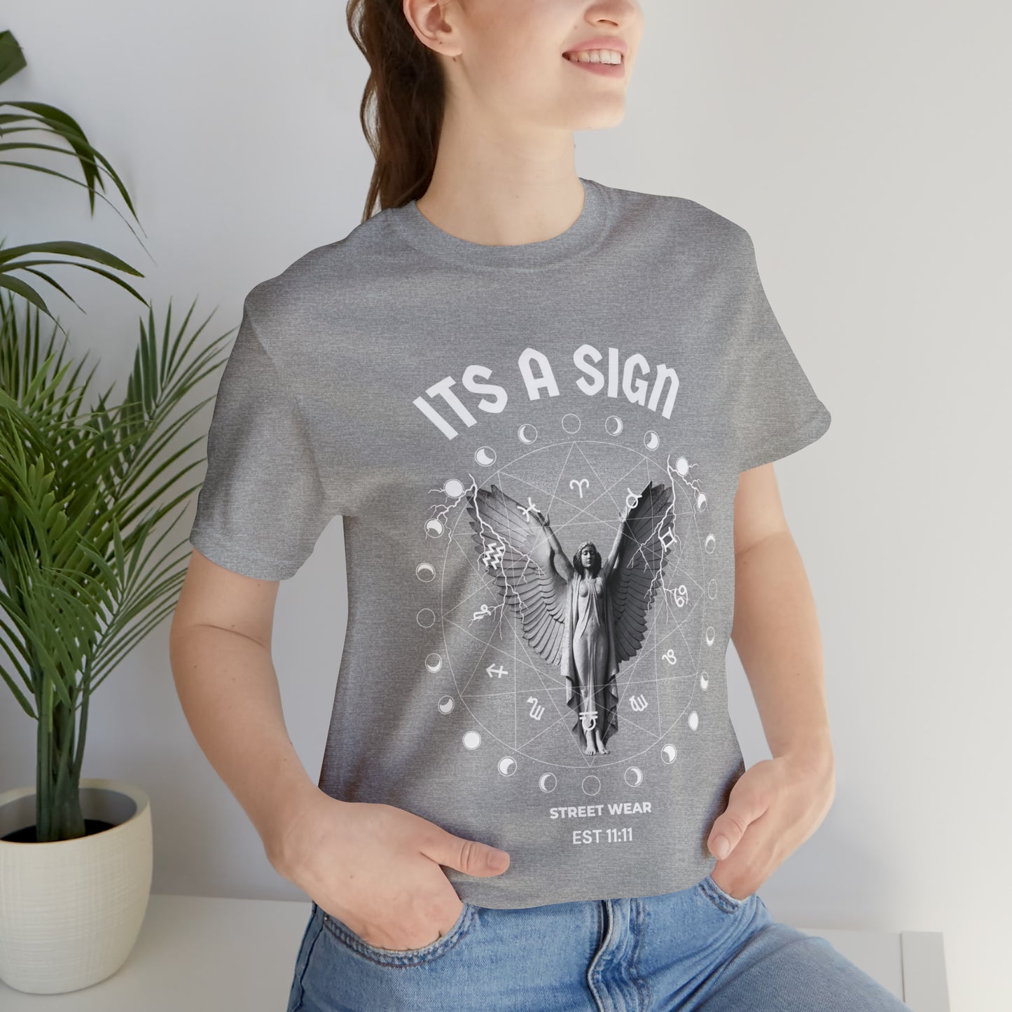 Angel Moon Zodiac Tee