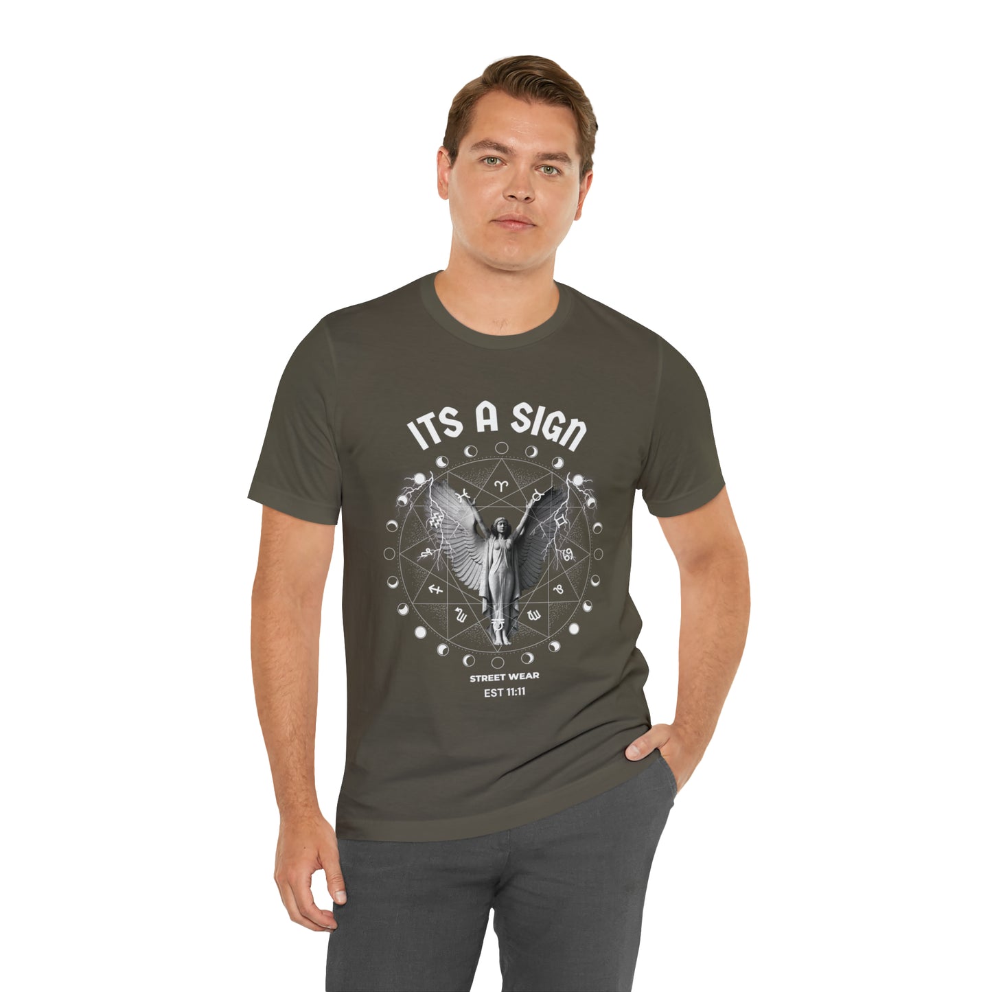 Angel Moon Zodiac Tee