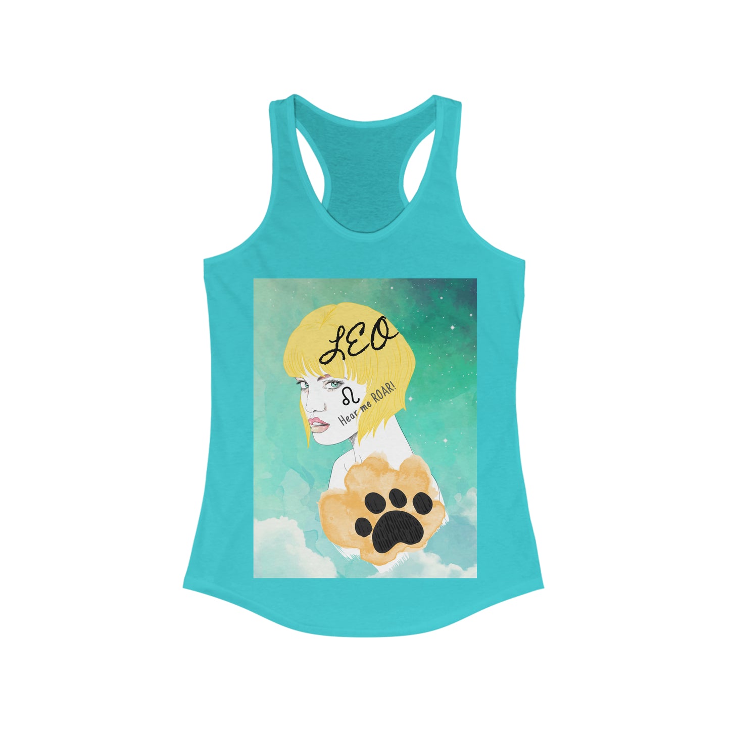 Leo Lady Racerback Tank