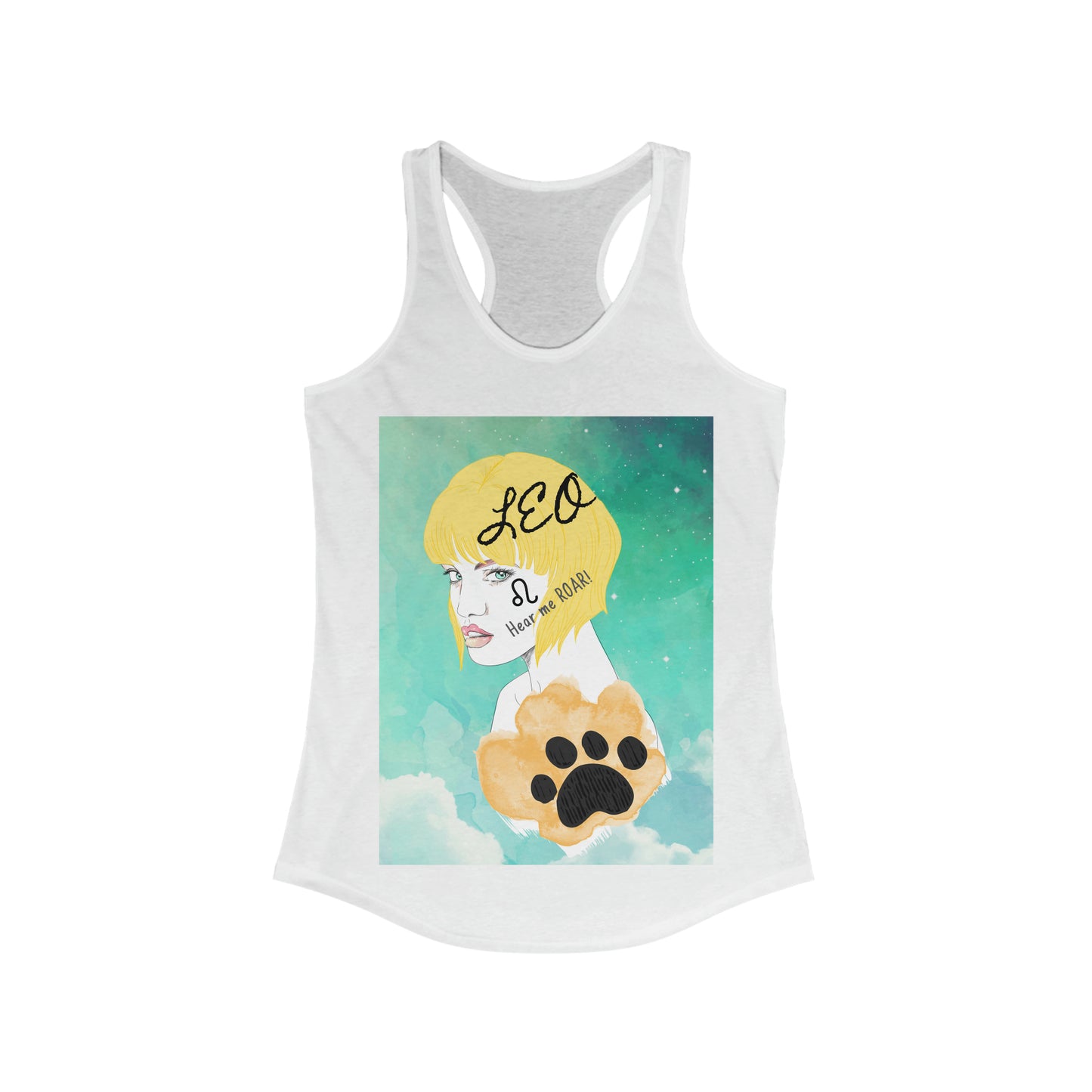 Leo Lady Racerback Tank
