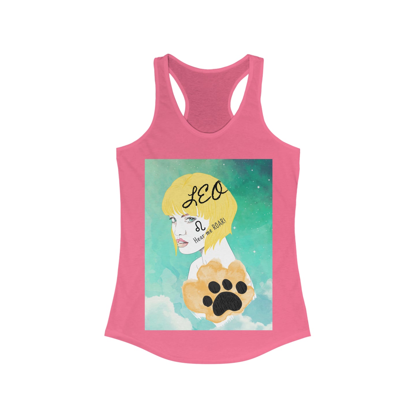 Leo Lady Racerback Tank