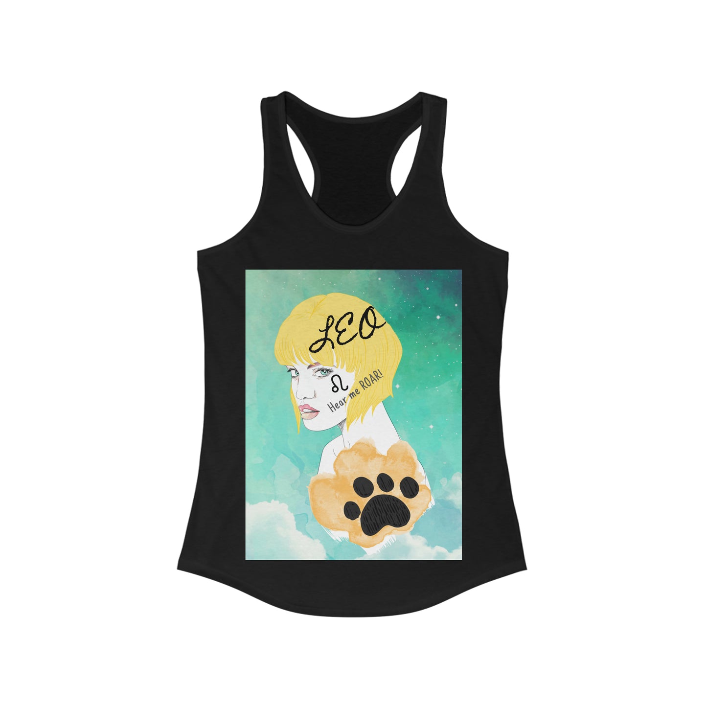 Leo Lady Racerback Tank