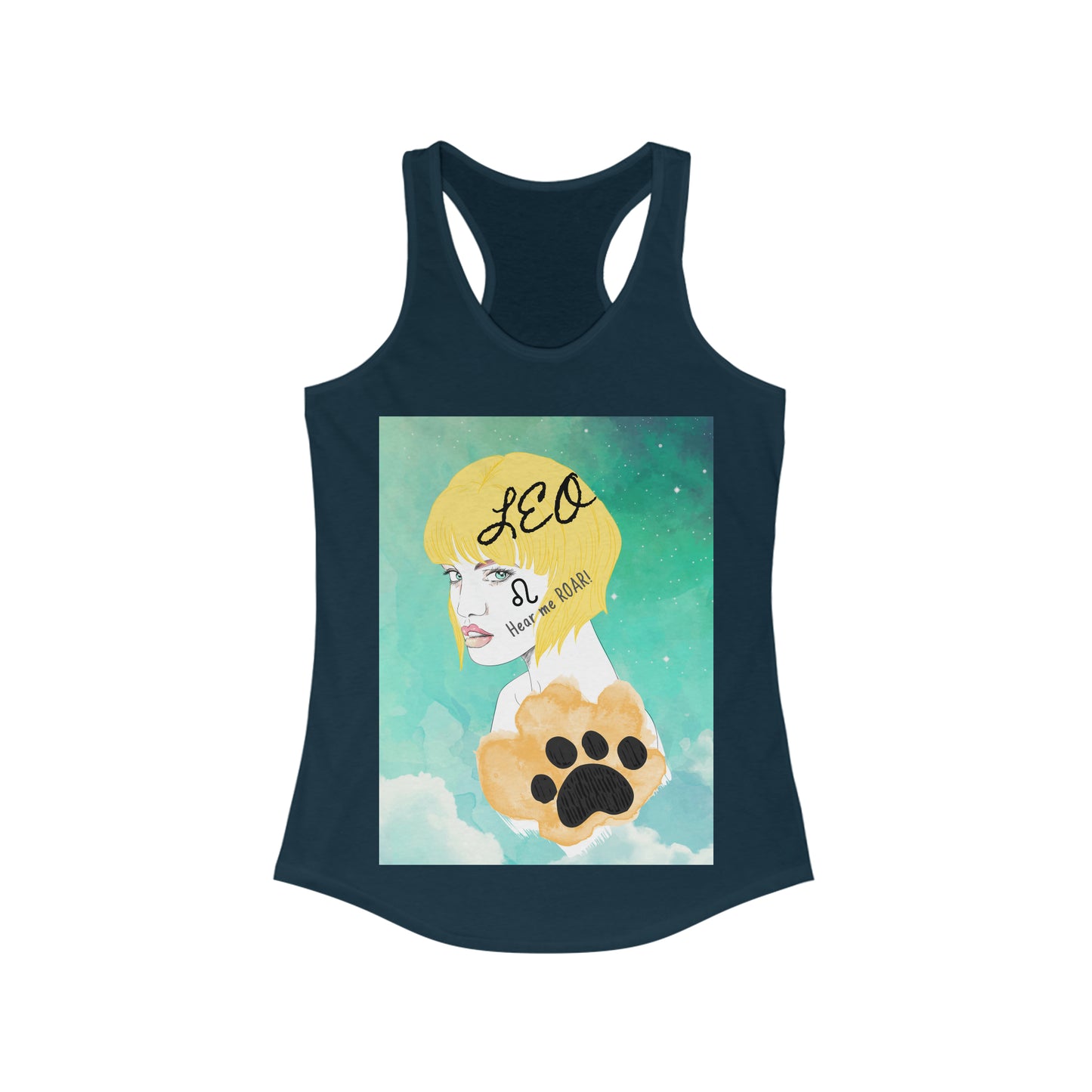 Leo Lady Racerback Tank