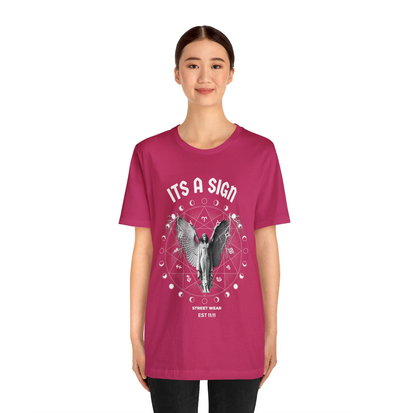 Angel Moon Zodiac Tee