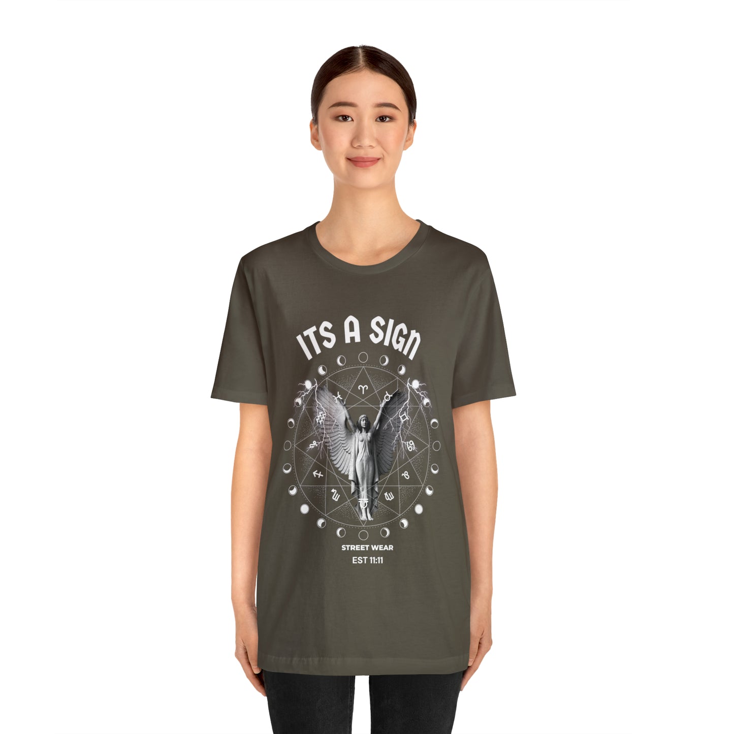 Angel Moon Zodiac Tee