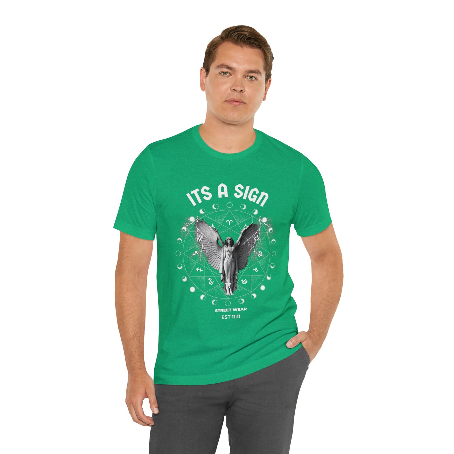 Angel Moon Zodiac Tee