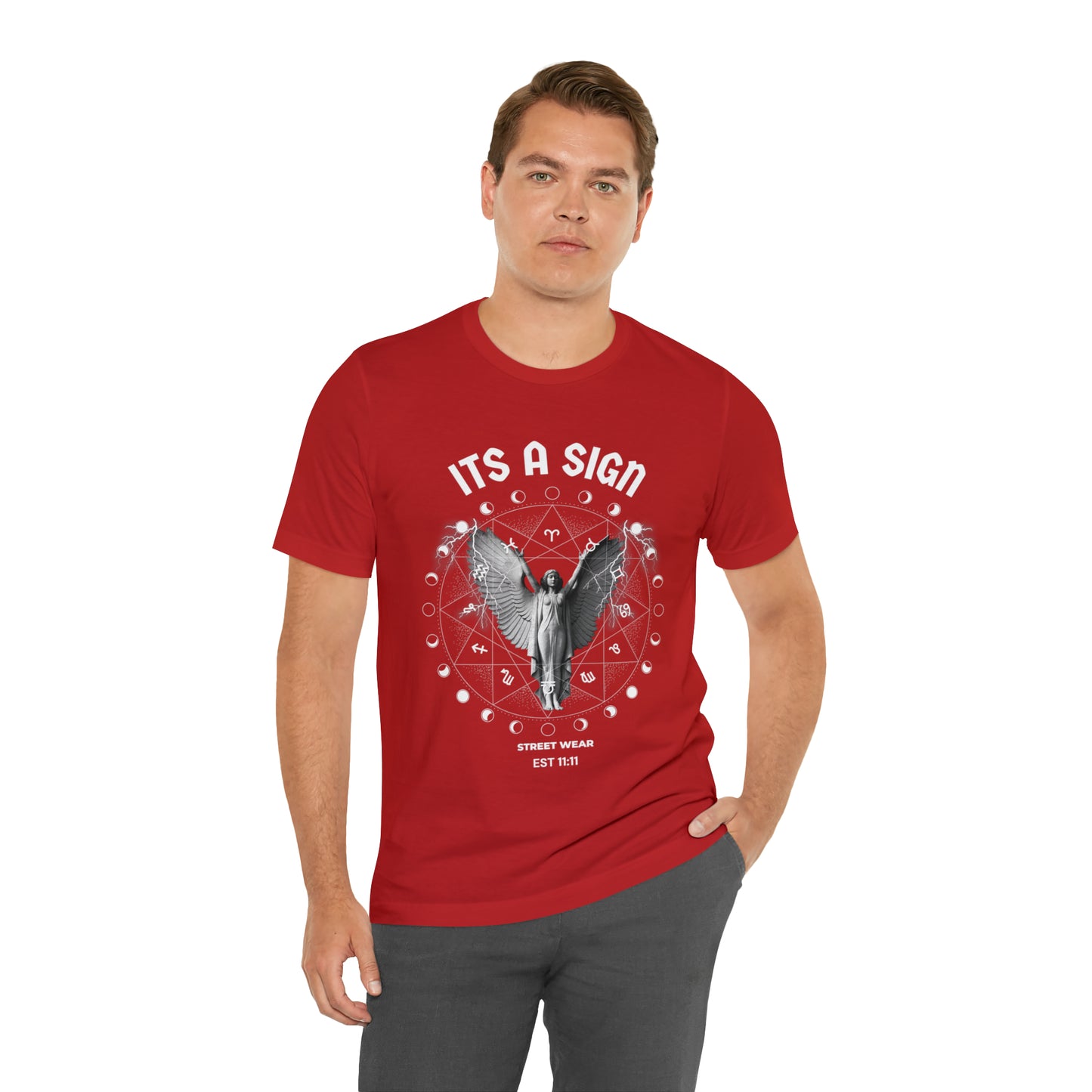 Angel Moon Zodiac Tee