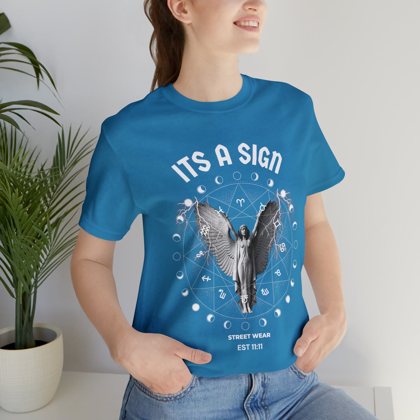 Angel Moon Zodiac Tee