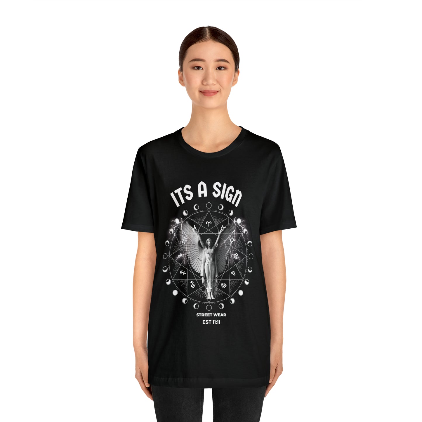 Angel Moon Zodiac Tee
