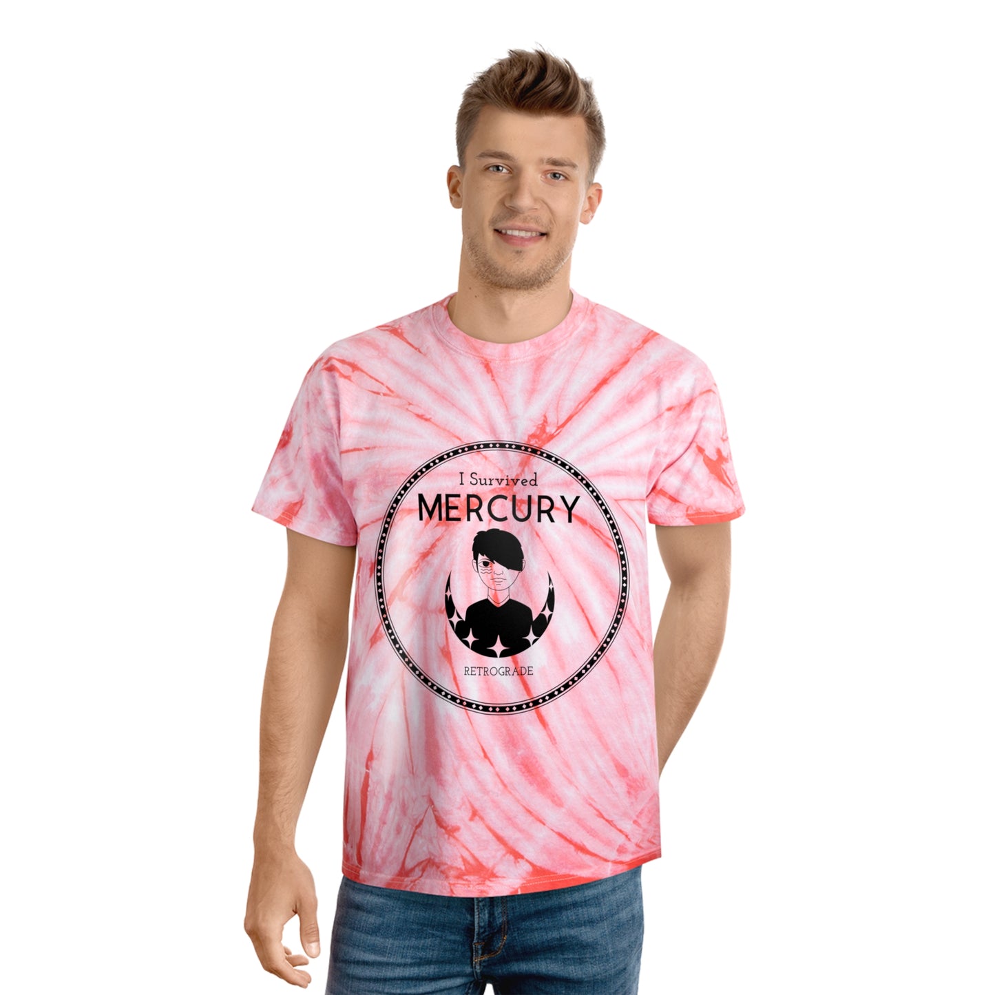 I survived Mercury Retrograde Boy Tie-Dye Tee