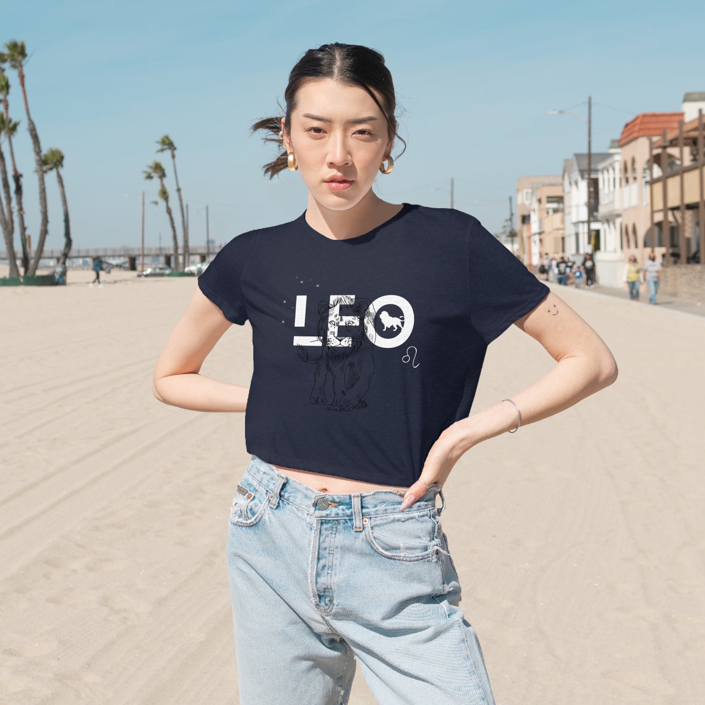 Leo Cropped Tee