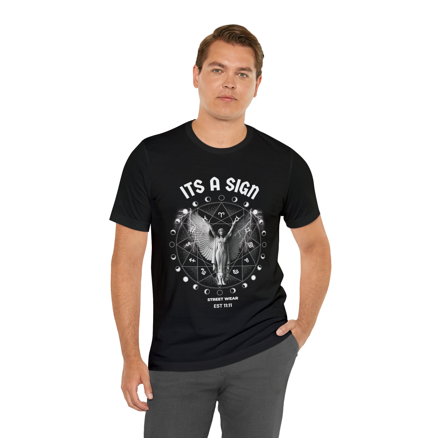 Angel Moon Zodiac Tee