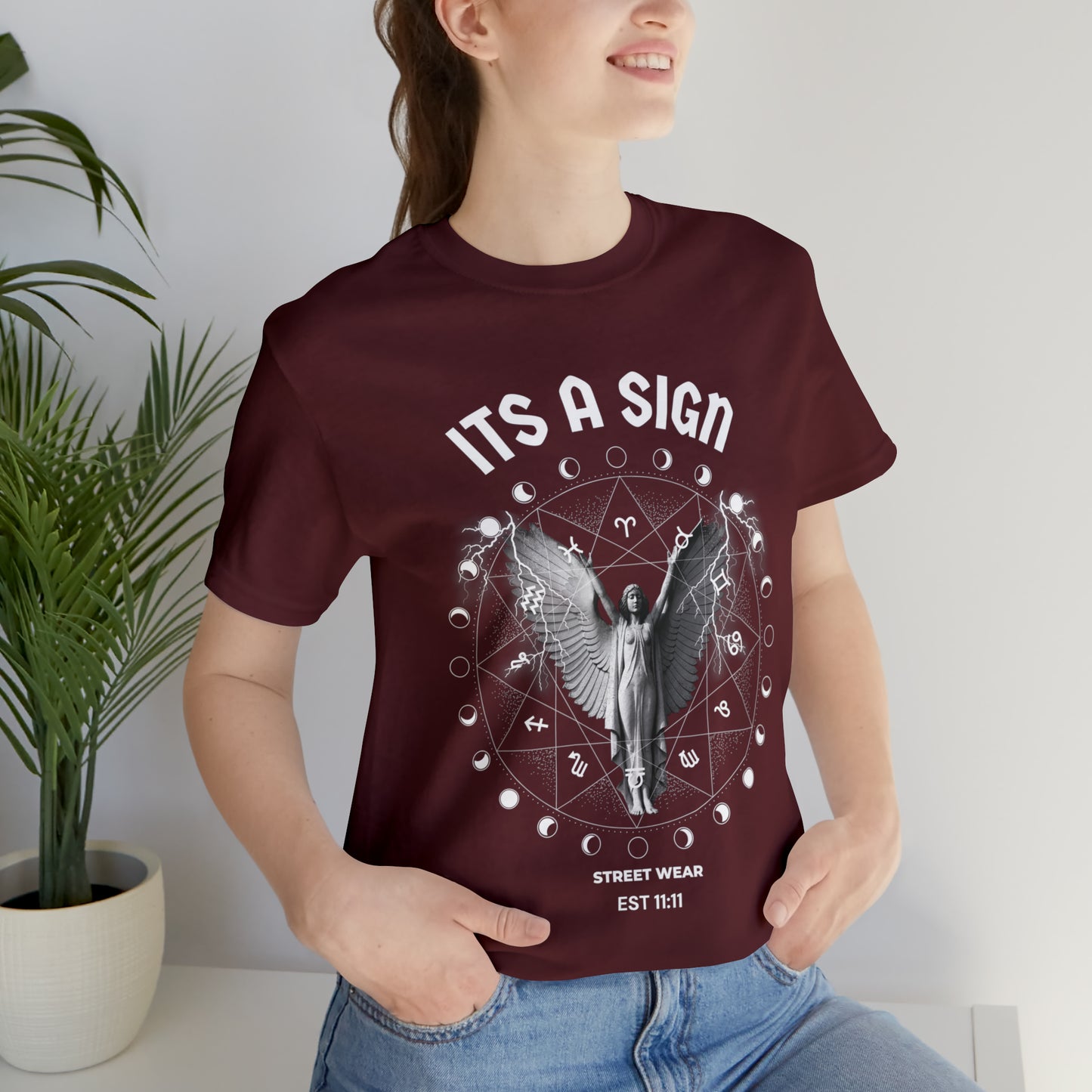 Angel Moon Zodiac Tee