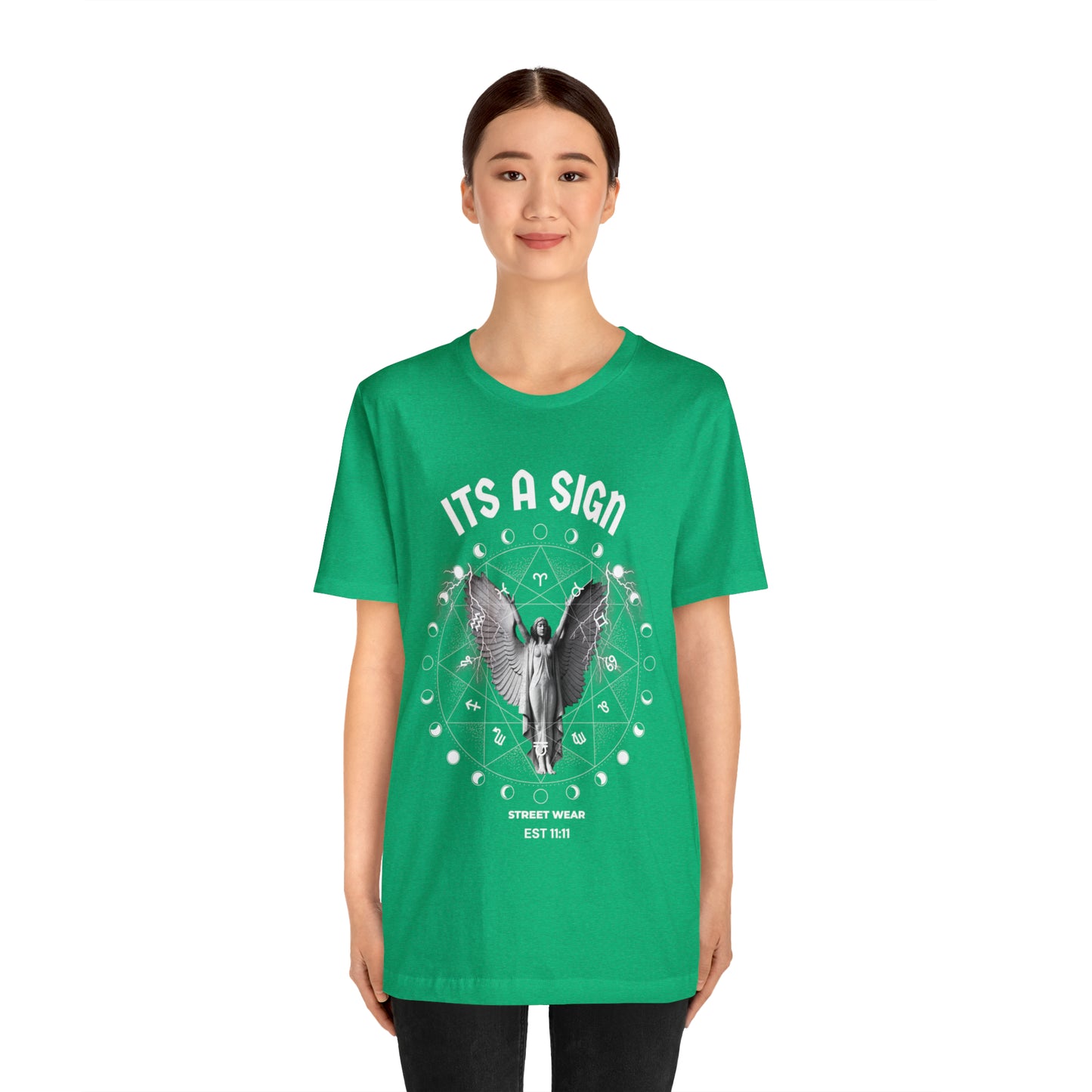 Angel Moon Zodiac Tee