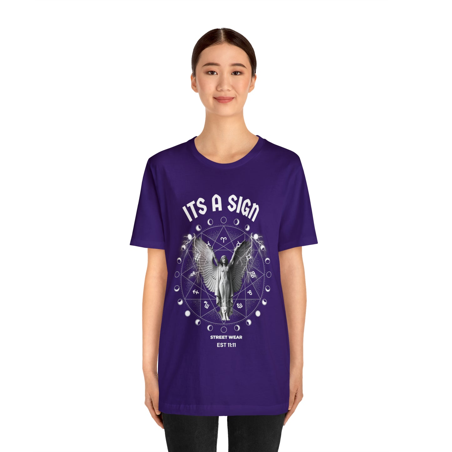 Angel Moon Zodiac Tee