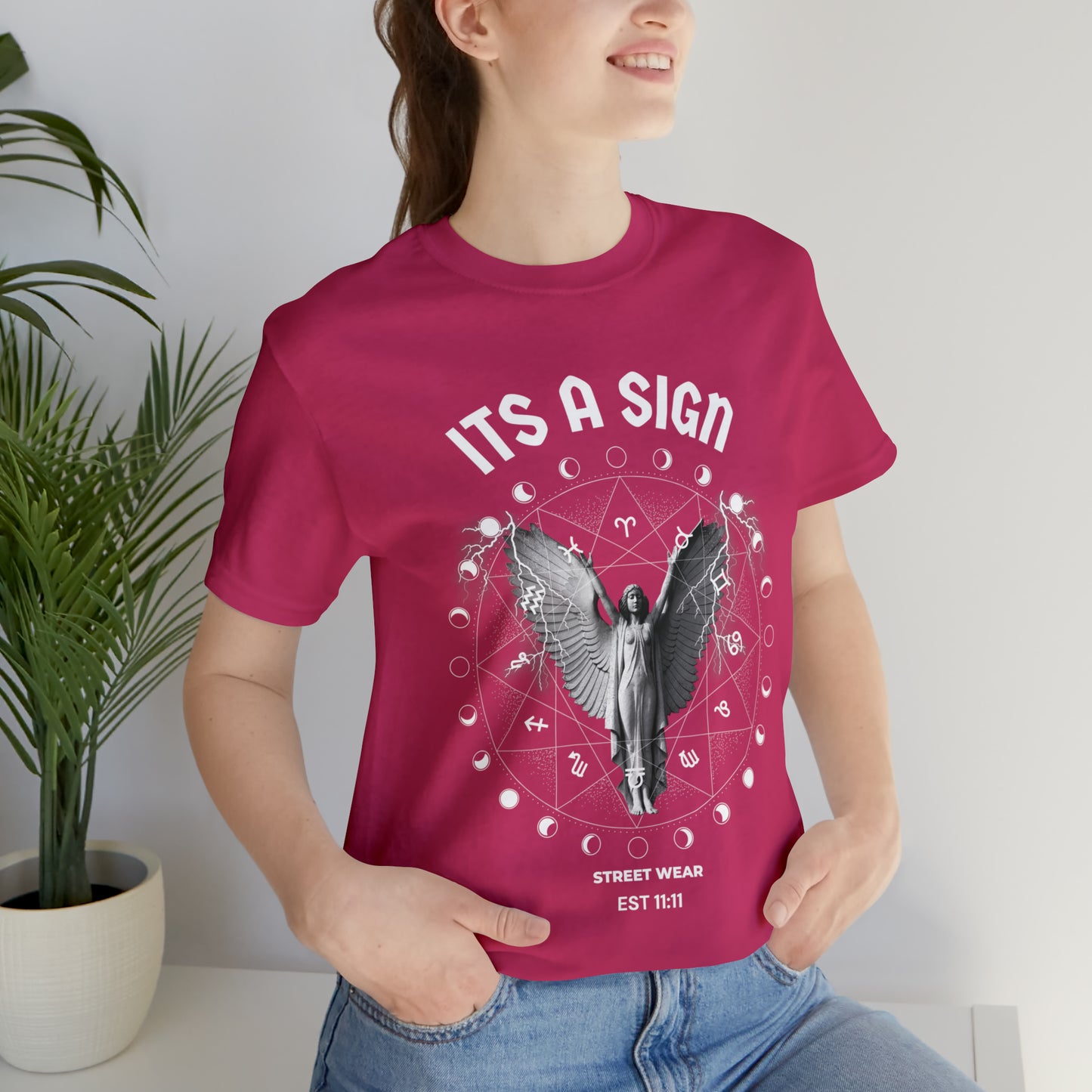 Angel Moon Zodiac Tee
