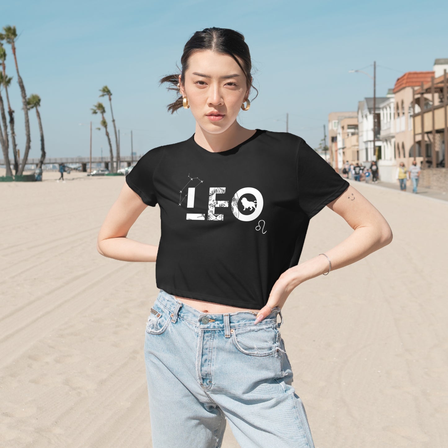 Leo Cropped Tee