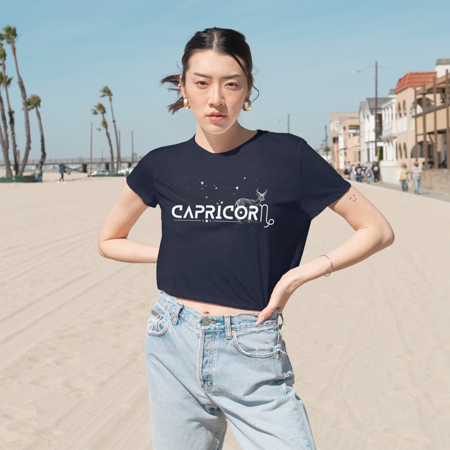 Capricorn Cropped Tee