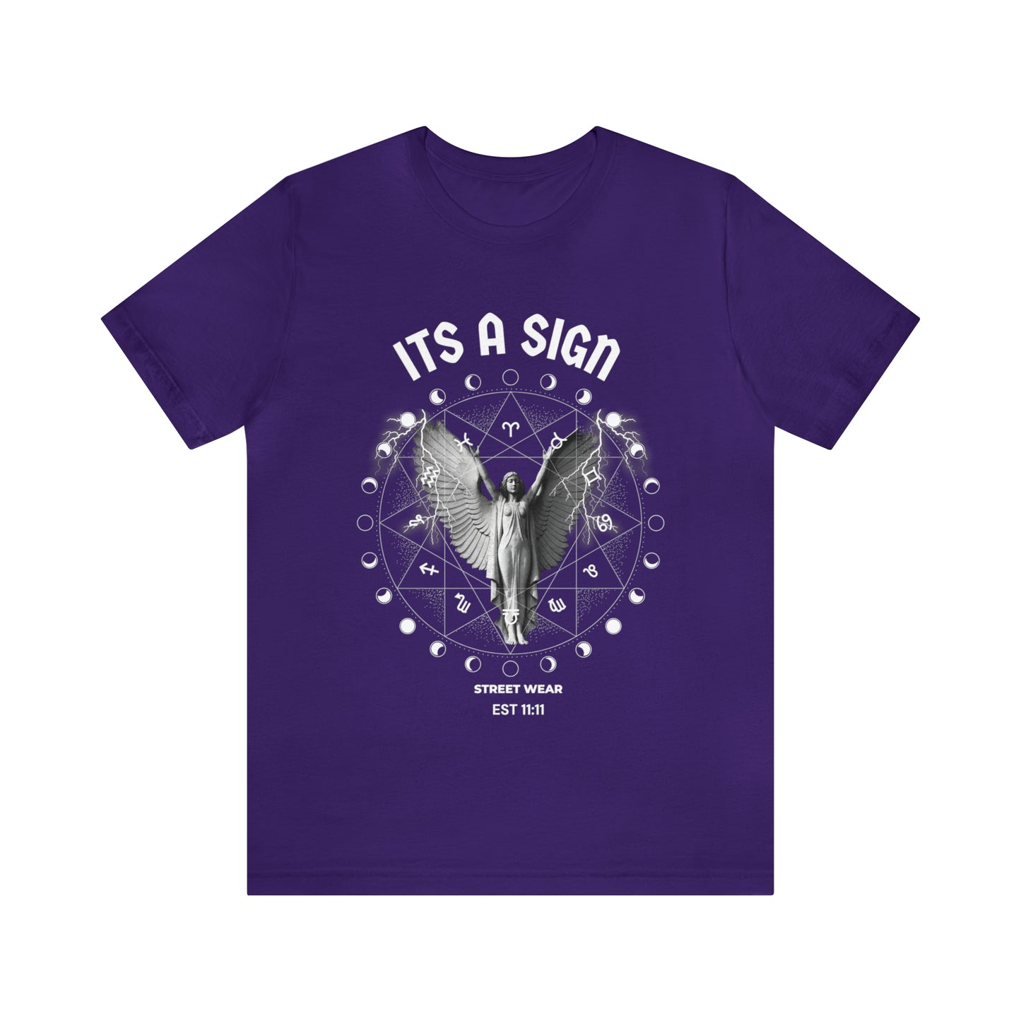 Angel Moon Zodiac Tee