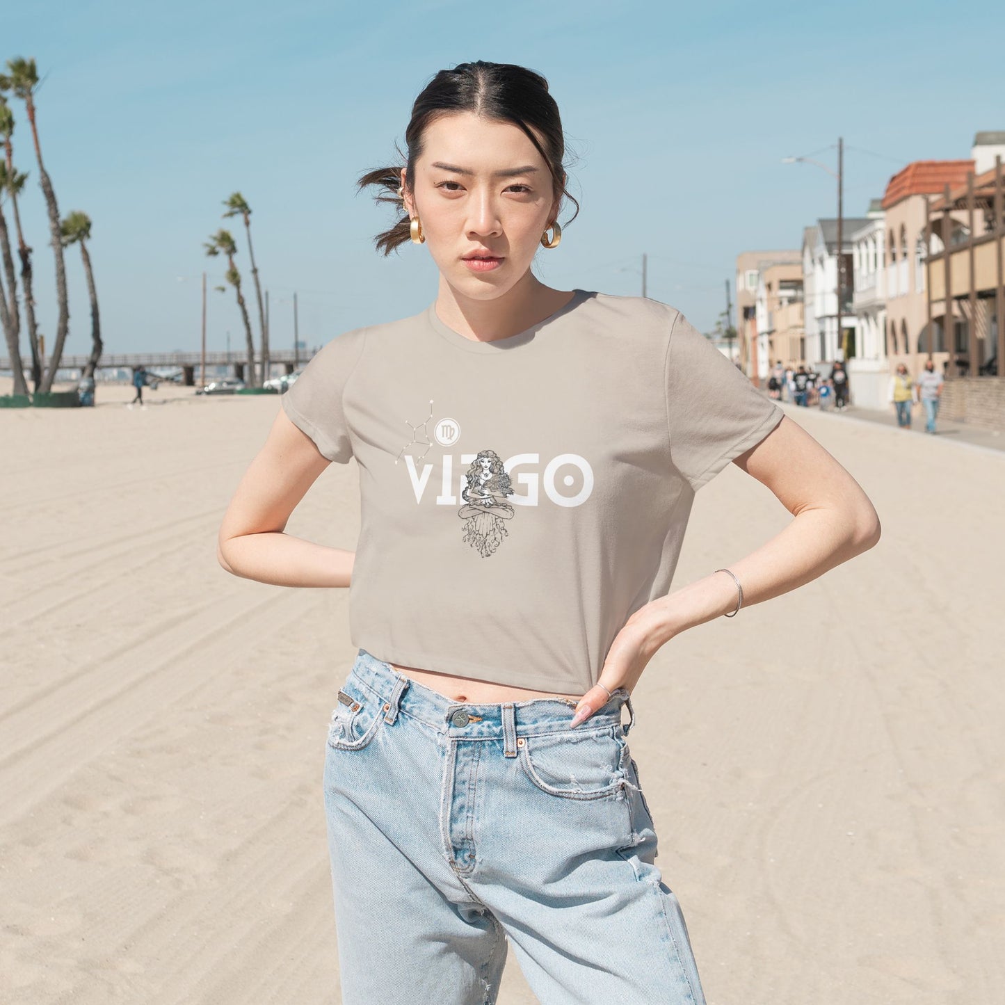 Virgo Crop Tee