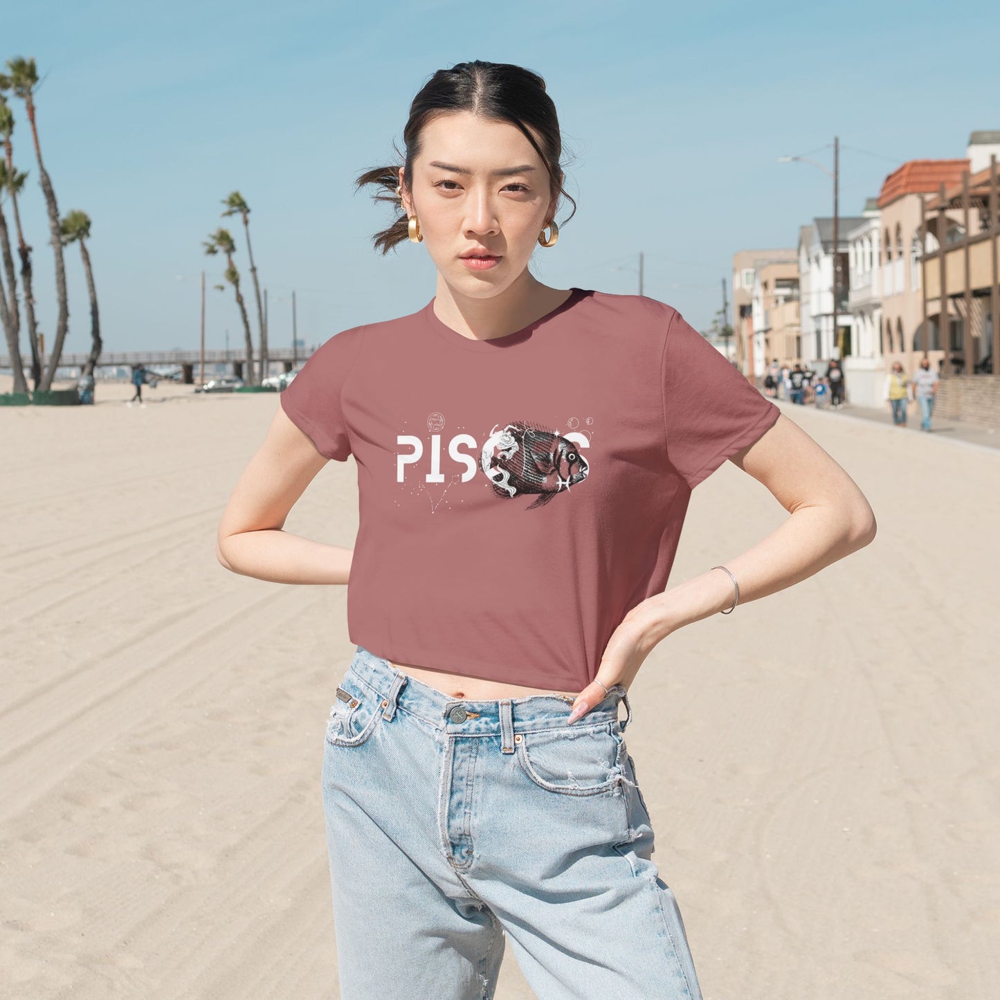Pisces  Cropped Tee