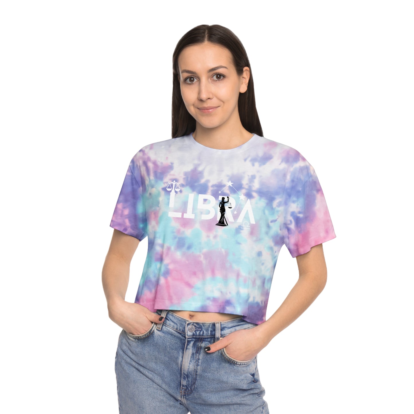 Libra Tie-Dye Crop Tee