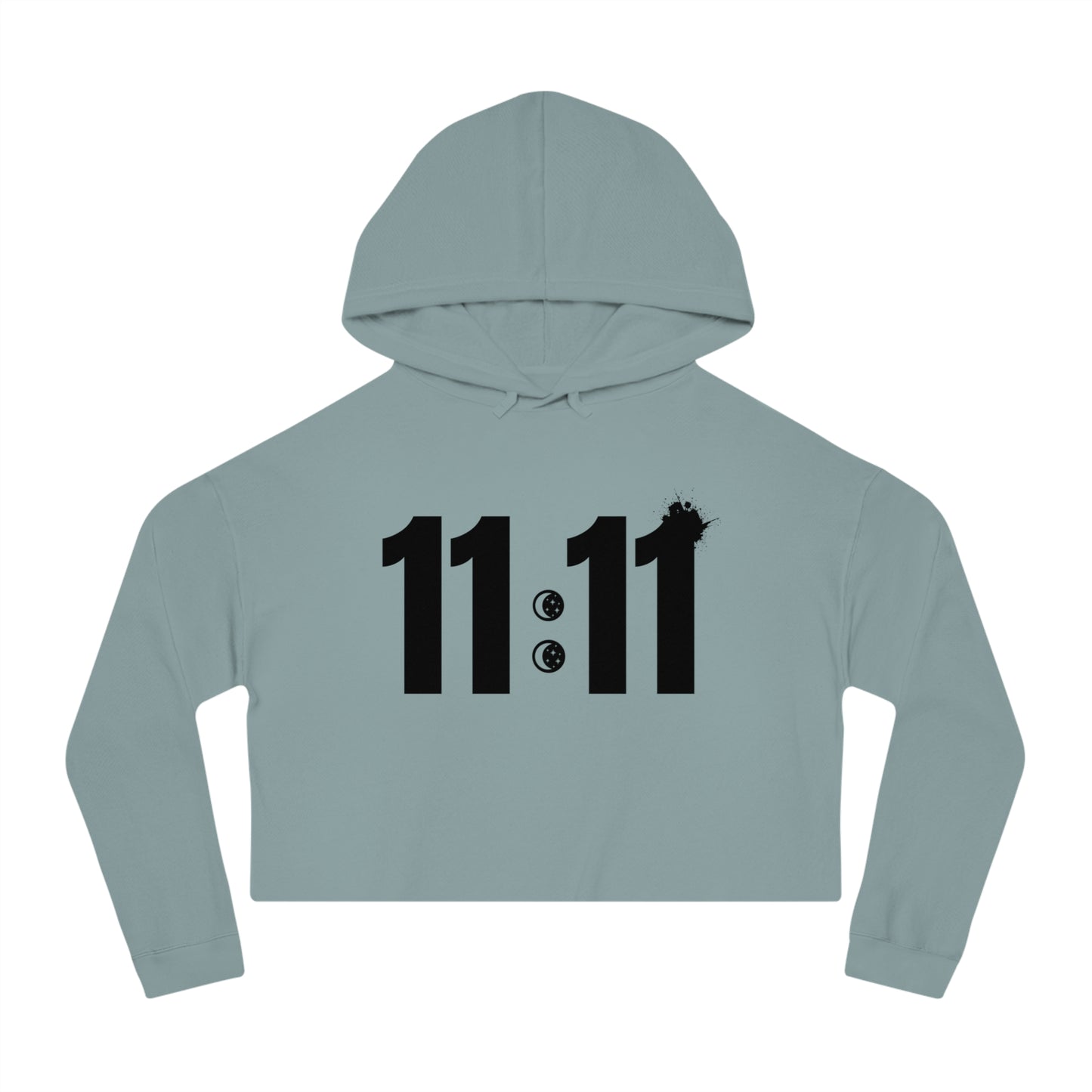 11:11 Cropped Hooded Sweatshirt