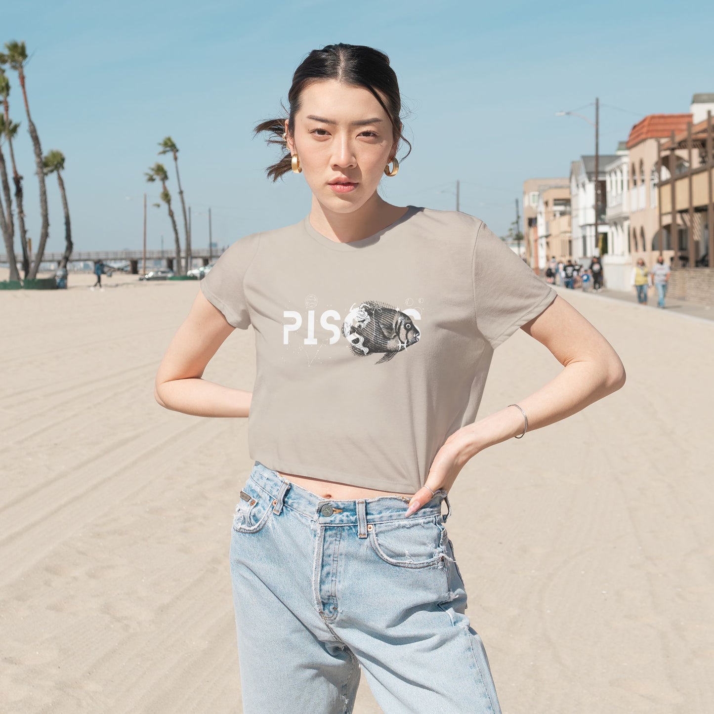 Pisces  Cropped Tee