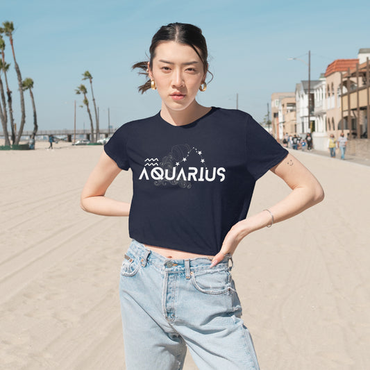 Aquarius Cropped Tee