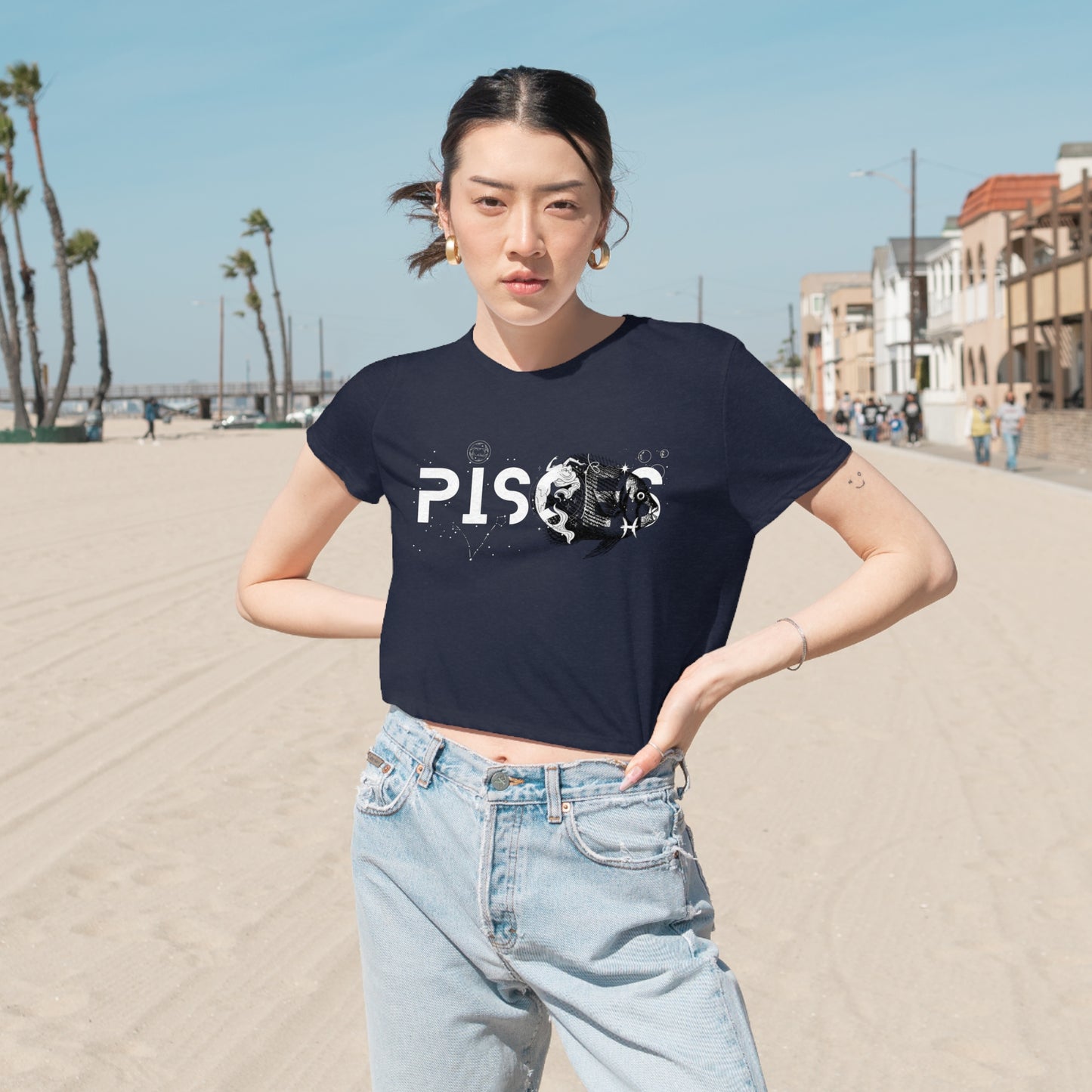 Pisces  Cropped Tee