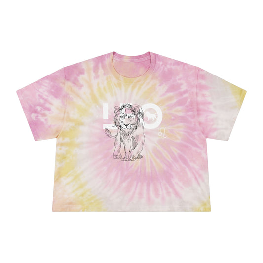 Leo Tie-Dye Crop Tee